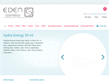 Tablet Screenshot of edenkozmetika.com